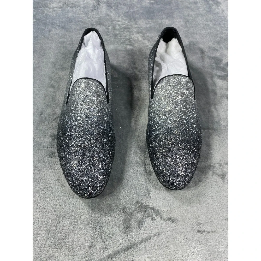 Aldo‎ Men's Shoe US 10 Glitter Slip On Loafer Tuxedo Sparkling Dress Formal EUC